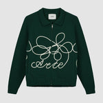 Pull en maille avec logo fleuri