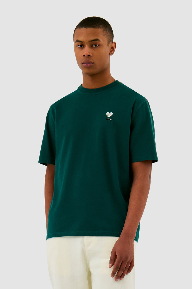 T-shirt avec logo en forme de cœur