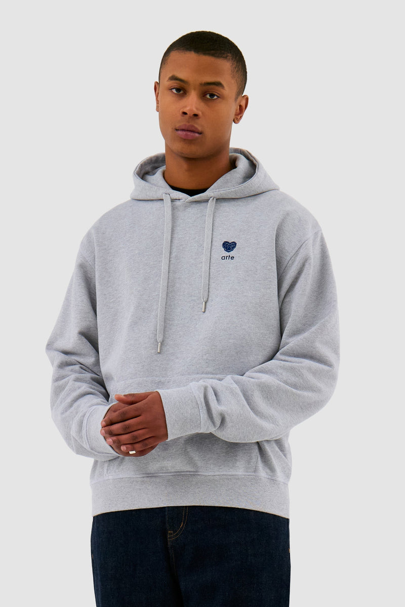 Sweat à capuche à fleurs en forme de cœur