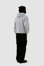Sweat à capuche zippé avec logo fleuri