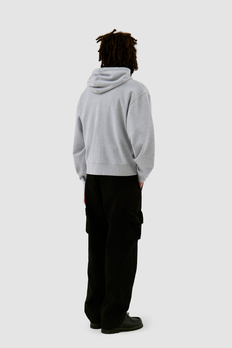 Sweat à capuche zippé avec logo fleuri