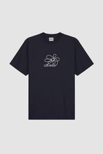 T-shirt brodé de fleurs
