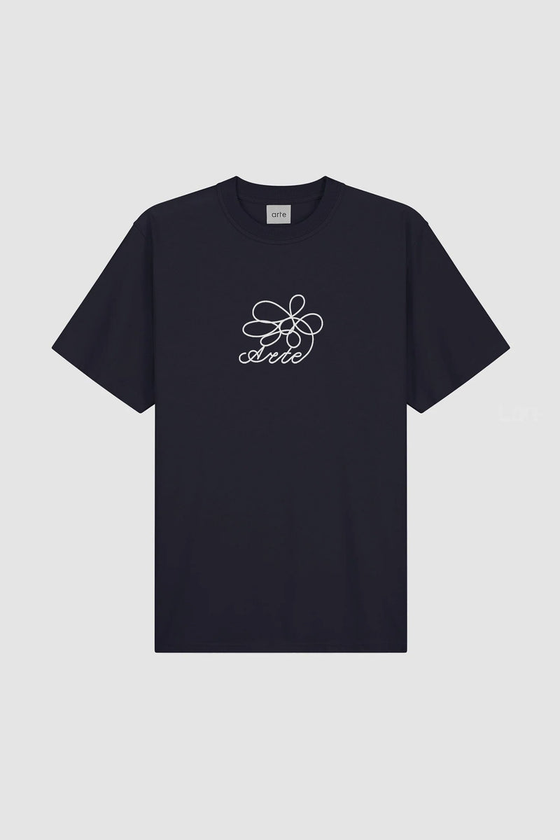 T-shirt brodé de fleurs